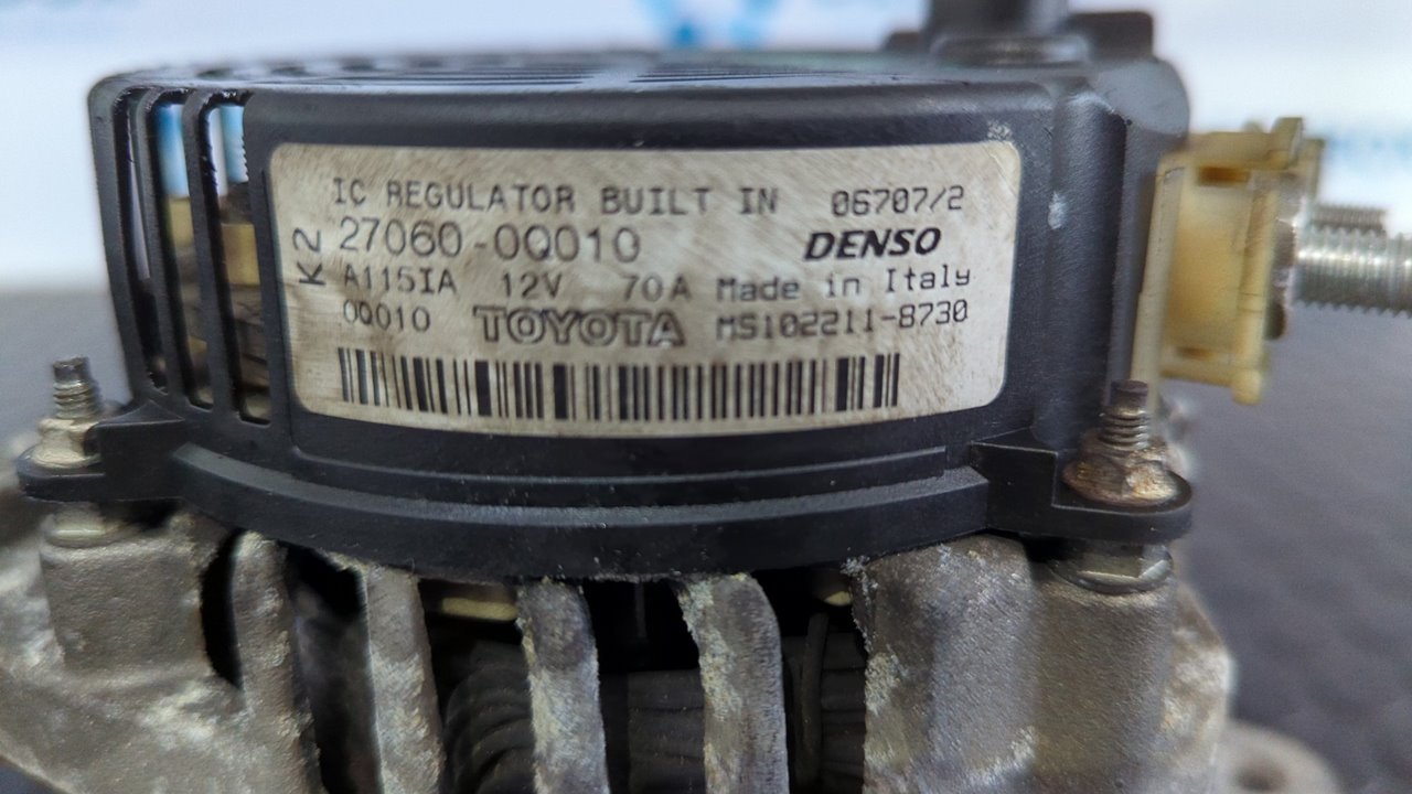 ALTERNADOR TOYOTA AYGO (KGB/WNB) - vista 4