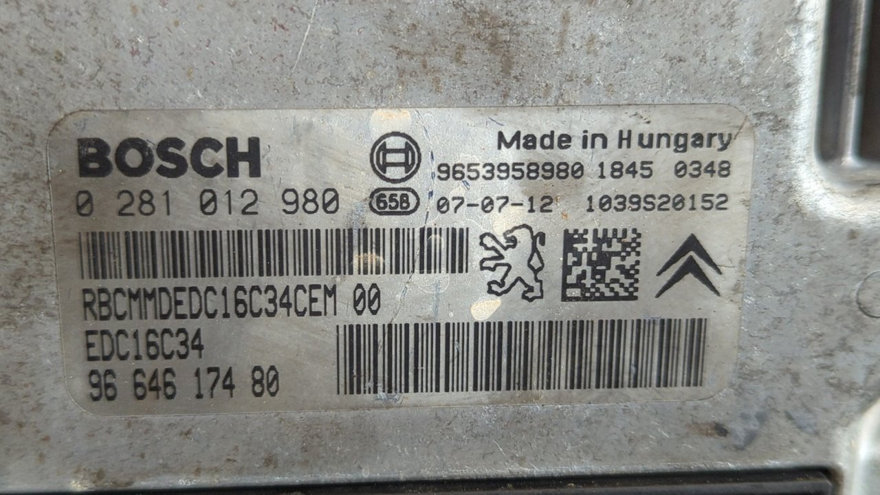 CENTRALITA MOTOR UCE PEUGEOT PARTNER KOMBI - vista 7