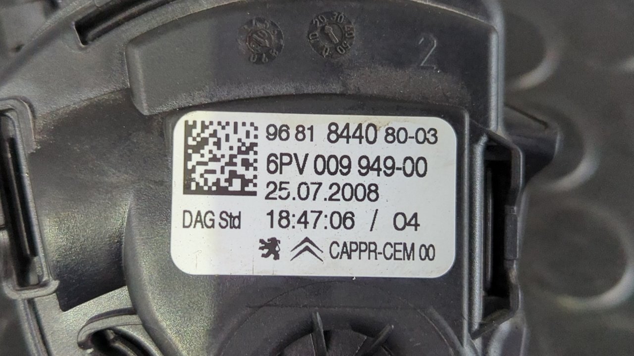 POTENCIOMETRO PEDAL PEUGEOT 207 - vista 6