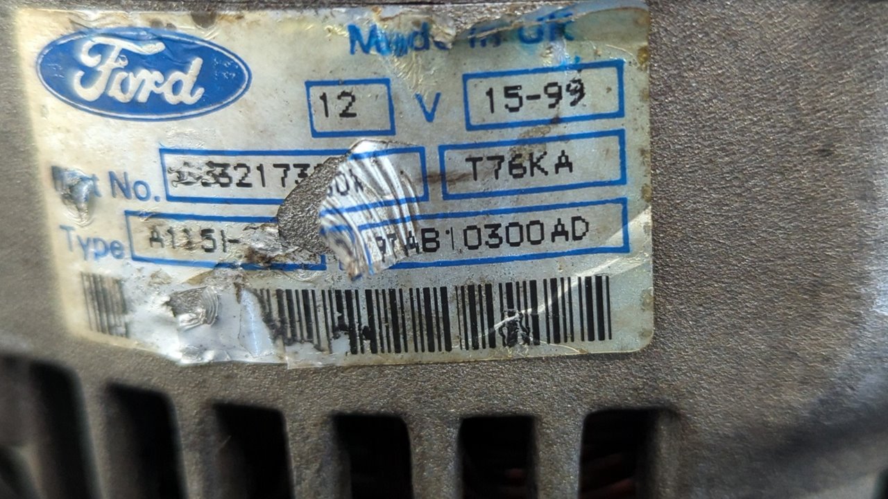 ALTERNADOR FORD FIESTA BERLINA - vista 5