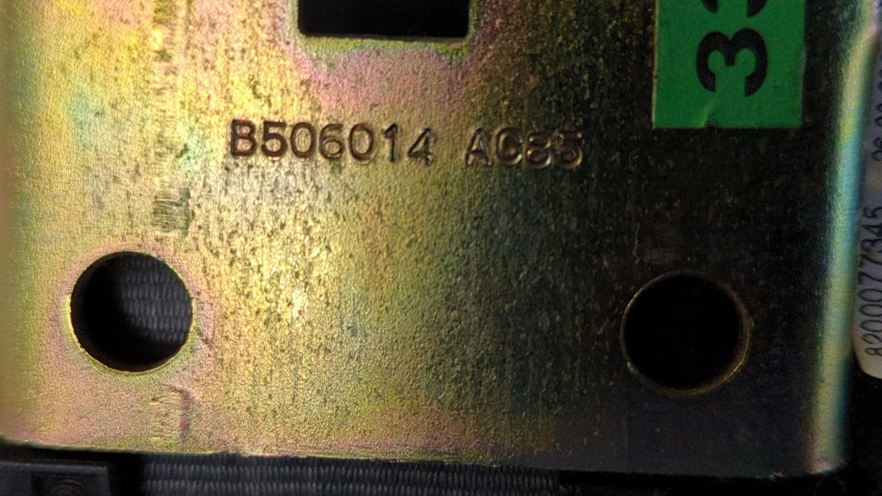 CINTURON DELANTERO DERECHO RENAULT MEGANE II - vista 6