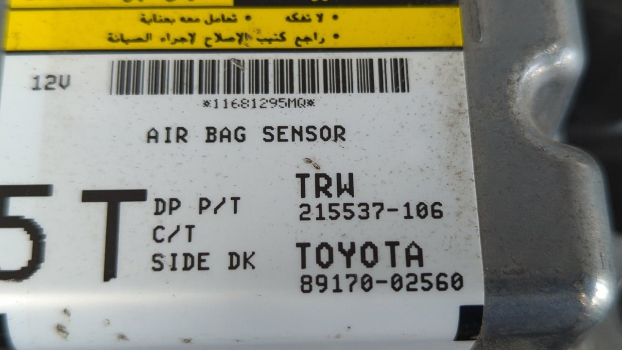 CENTRALITA AIRBAG TOYOTA AURIS - vista 4