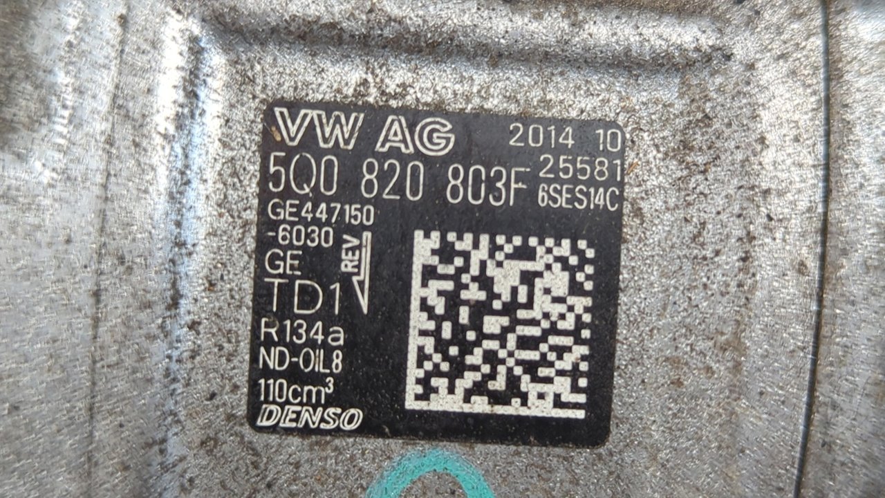 COMPRESOR AIRE ACONDICIONADO VOLKSWAGEN GOLF VII LIM. (5G1) - vista 6