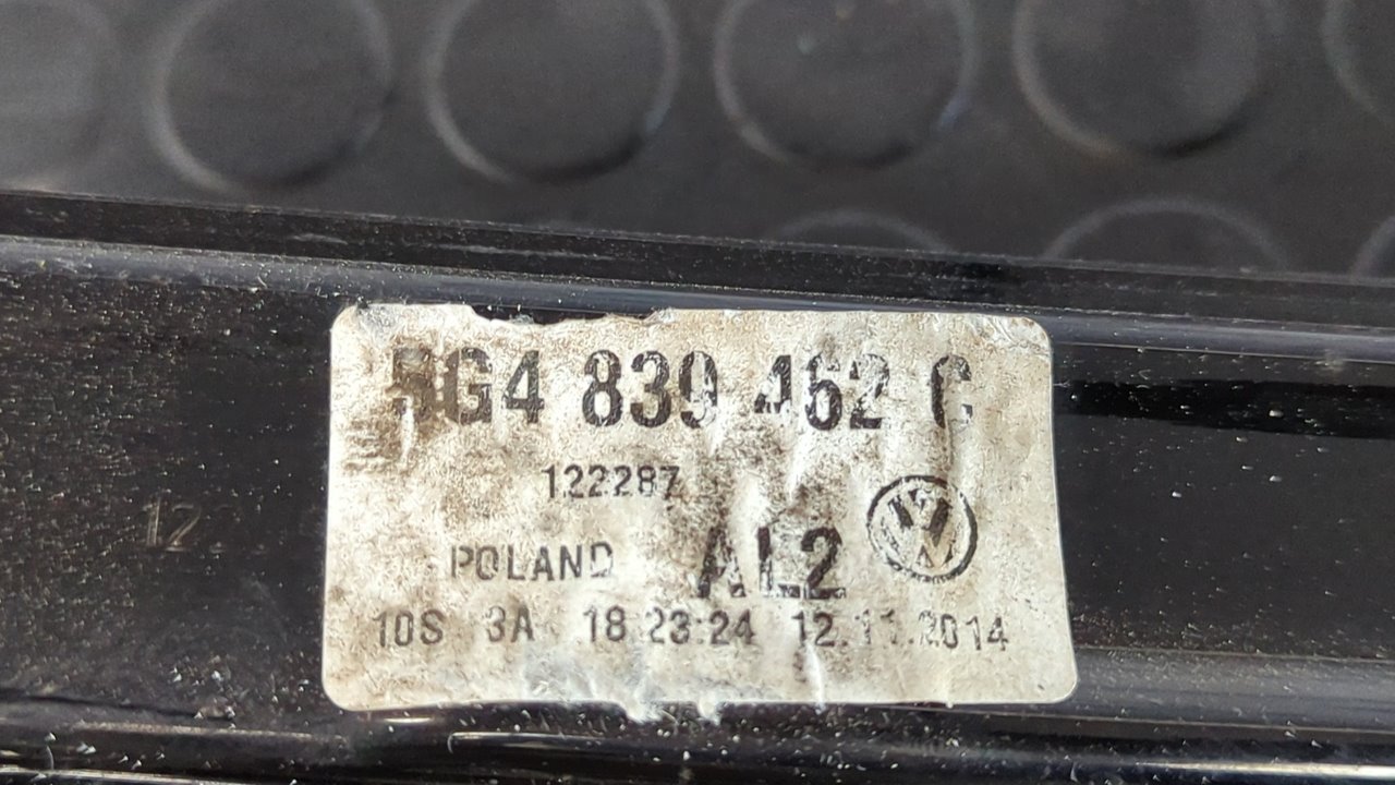 ELEVALUNAS TRASERO DERECHO VOLKSWAGEN GOLF VII LIM. (5G1) - vista 8