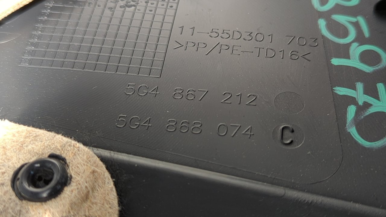 GUARNECIDO PUERTA TRASERA DERECHA VOLKSWAGEN GOLF VII LIM. (5G1) - vista 2