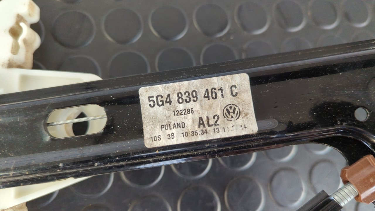 ELEVALUNAS TRASERO IZQUIERDO VOLKSWAGEN GOLF VII LIM. (5G1) - vista 6