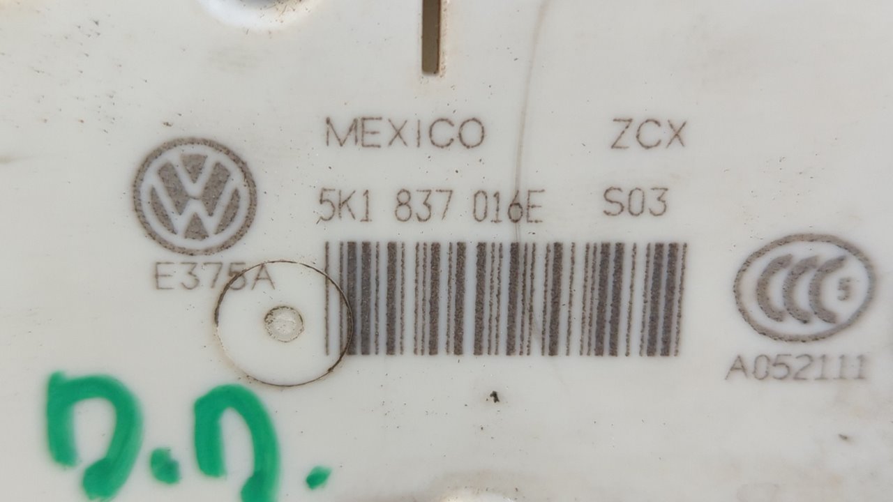 CERRADURA PUERTA DELANTERA DERECHA VOLKSWAGEN GOLF VII LIM. (5G1) - vista 5