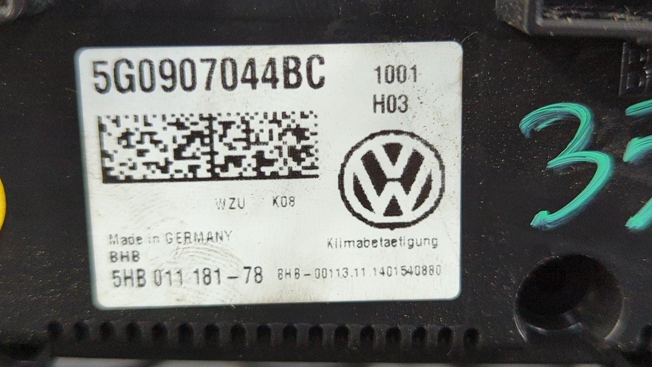 MANDO CLIMATIZADOR VOLKSWAGEN GOLF VII LIM. (5G1) - vista 10