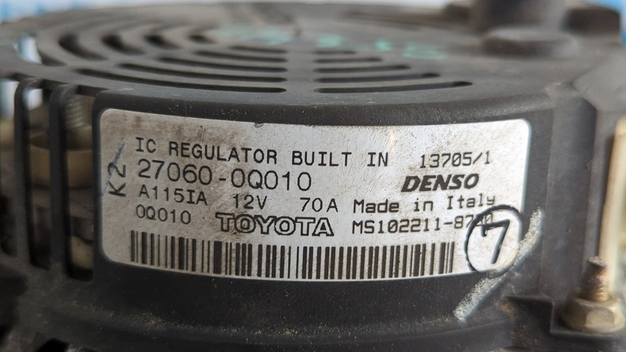 ALTERNADOR CITROEN C1 - vista 2