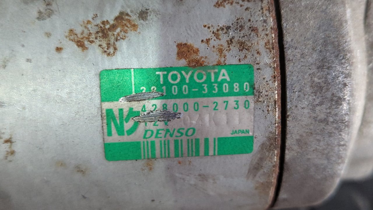 MOTOR ARRANQUE TOYOTA AURIS - vista 2
