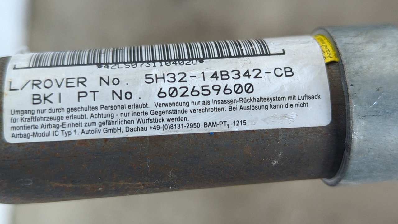 AIRBAG CORTINA DELANTERO DERECHO LAND ROVER RANGE ROVER SPORT - vista 7