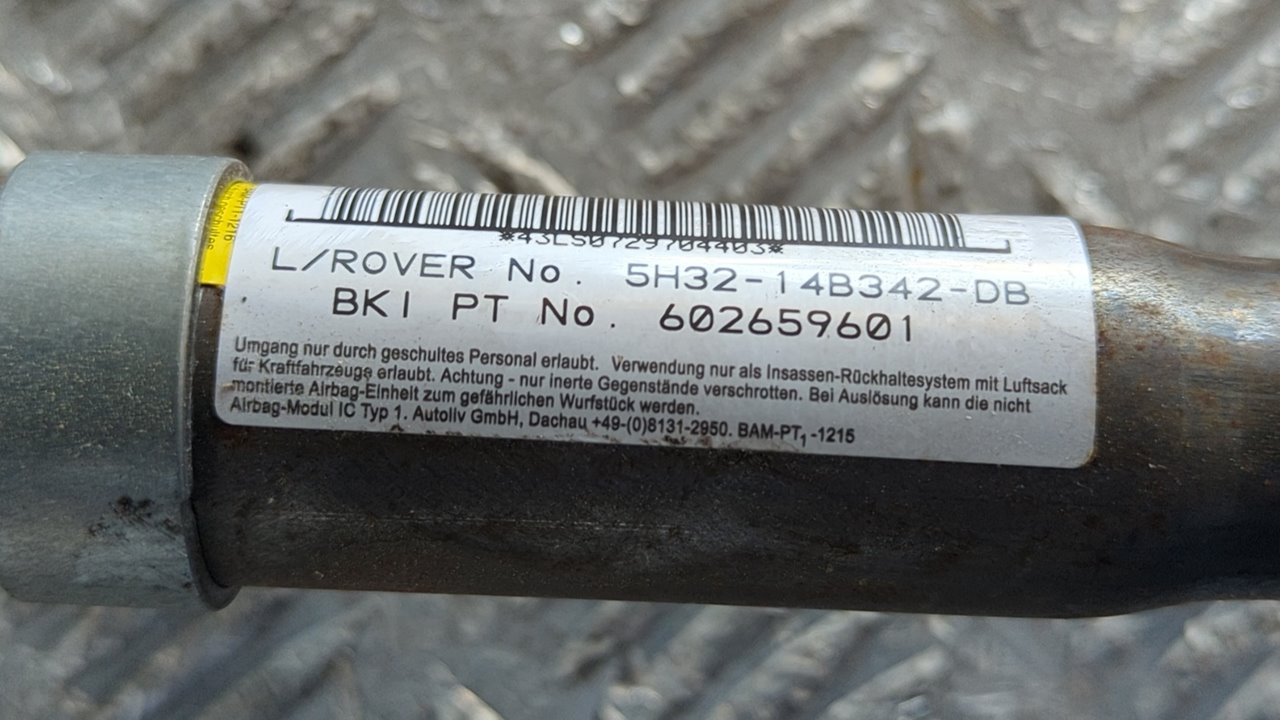 AIRBAG CORTINA DELANTERO IZQUIERDO LAND ROVER RANGE ROVER SPORT - vista 6