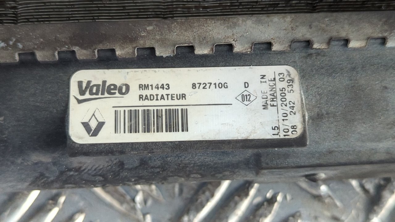 RADIADOR AGUA NISSAN INTERSTAR MOD. 04 (X70) - vista 5