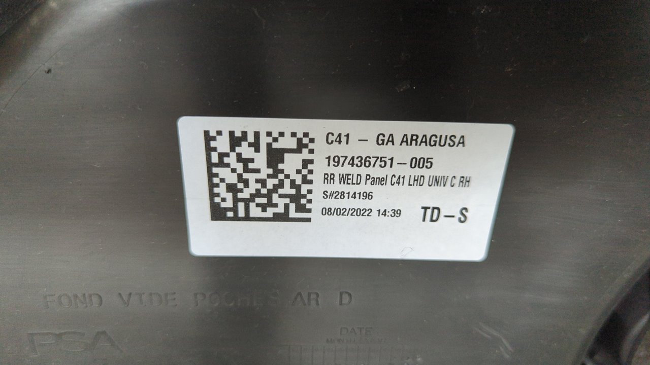 GUARNECIDO PUERTA TRASERA DERECHA CITROEN E-C4 - vista 3
