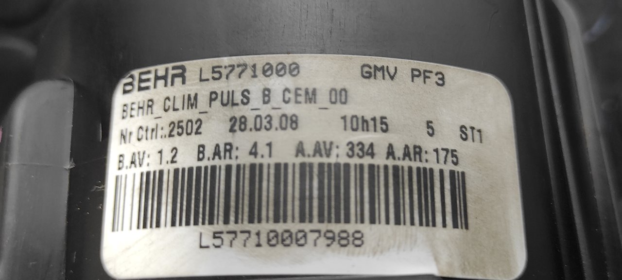 MOTOR CALEFACCION CITROEN C5 BERLINA - vista 6