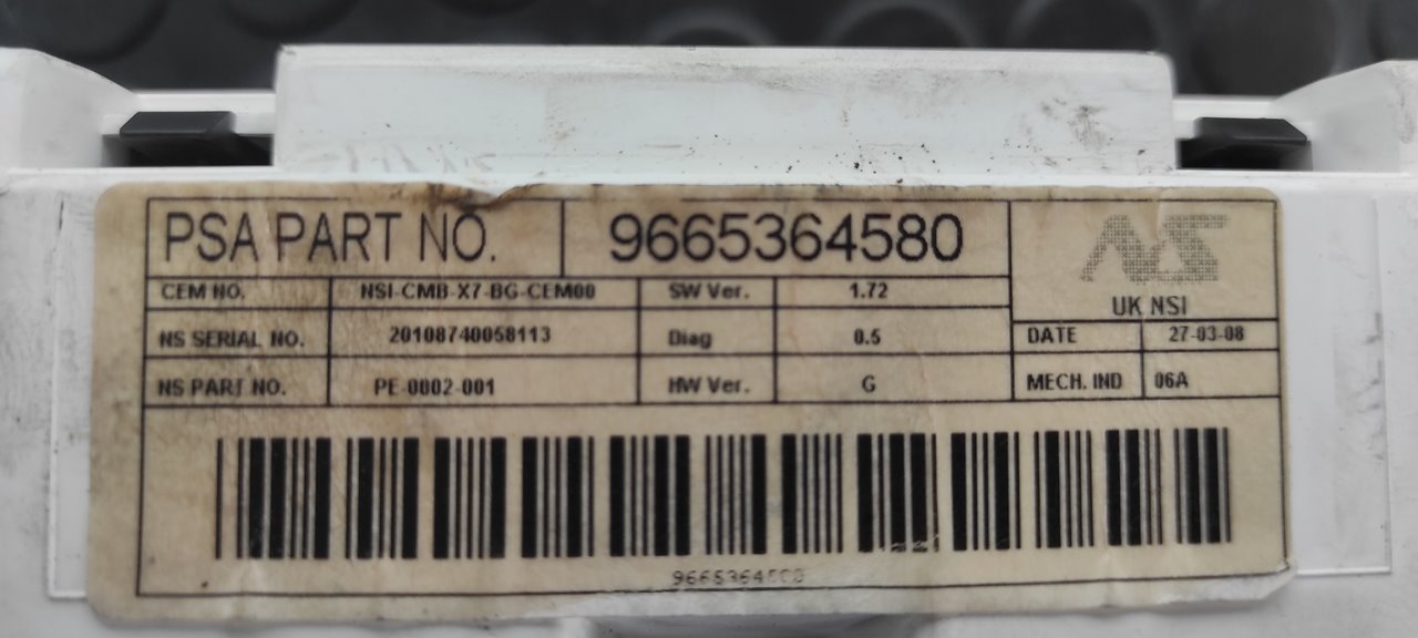 CUADRO INSTRUMENTOS CITROEN C5 BERLINA - vista 6