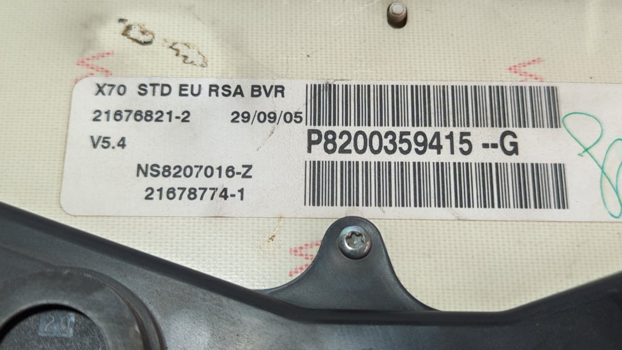 CUADRO INSTRUMENTOS NISSAN INTERSTAR MOD. 04 (X70) - vista 2