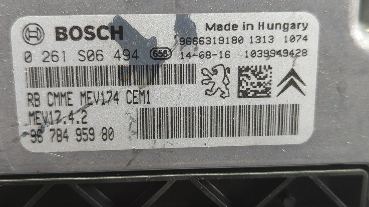 CENTRALITA MOTOR UCE CITROEN C4 LIM. - vista 4