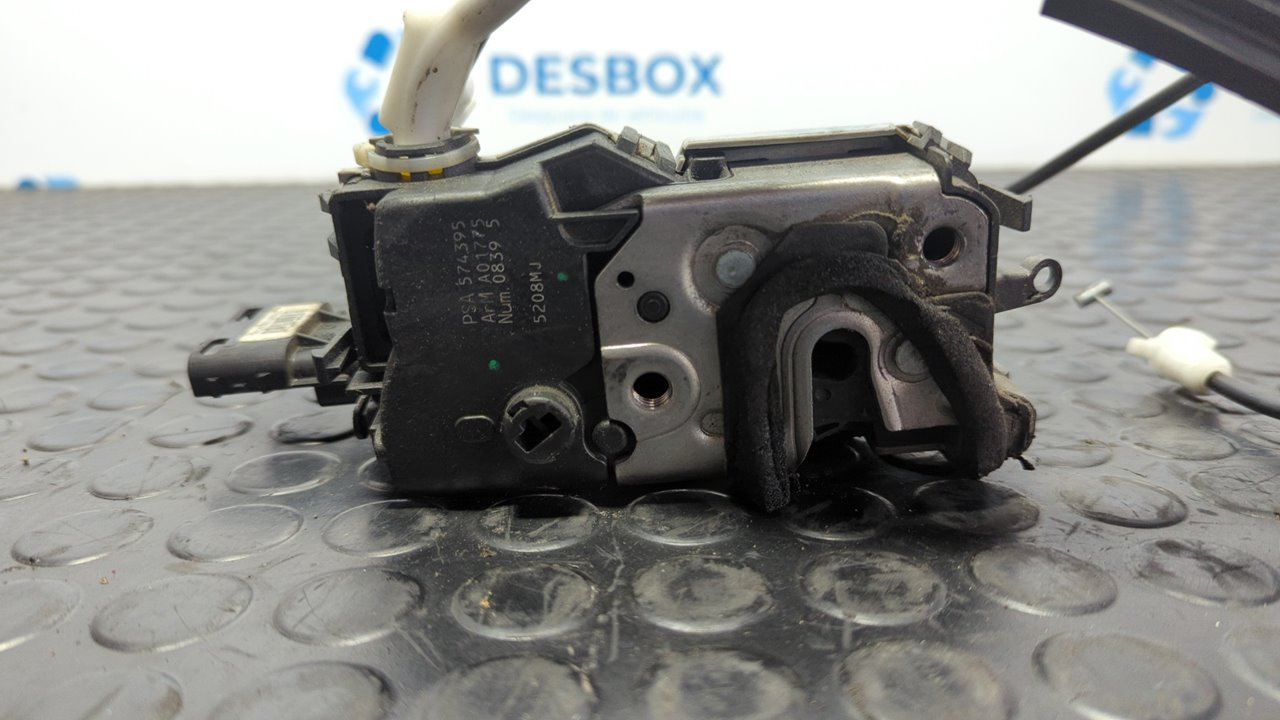 CERRADURA PUERTA TRASERA IZQUIERDA CITROEN C5 BERLINA 1.6 HDI CAT (9HY / DV6TED4) - vista 6