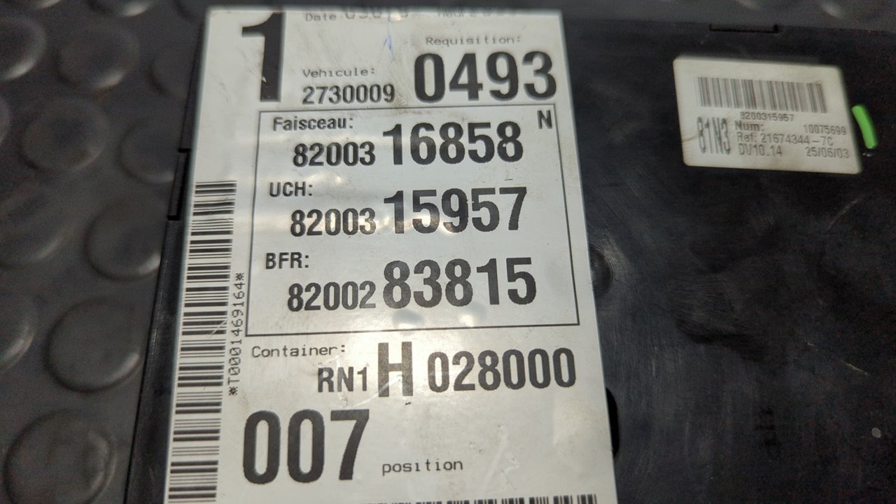 CAJA RELES / FUSIBLES RENAULT ESPACE / GRAND ESPACE (JE0) - vista 6