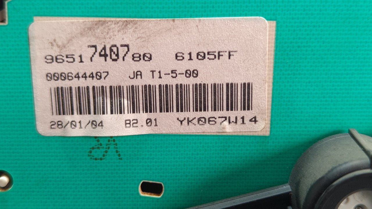 CUADRO INSTRUMENTOS PEUGEOT 206 BERLINA - vista 7