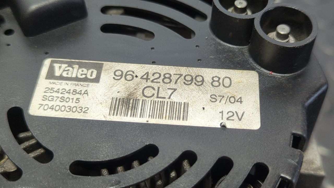 ALTERNADOR PEUGEOT 206 BERLINA - vista 3