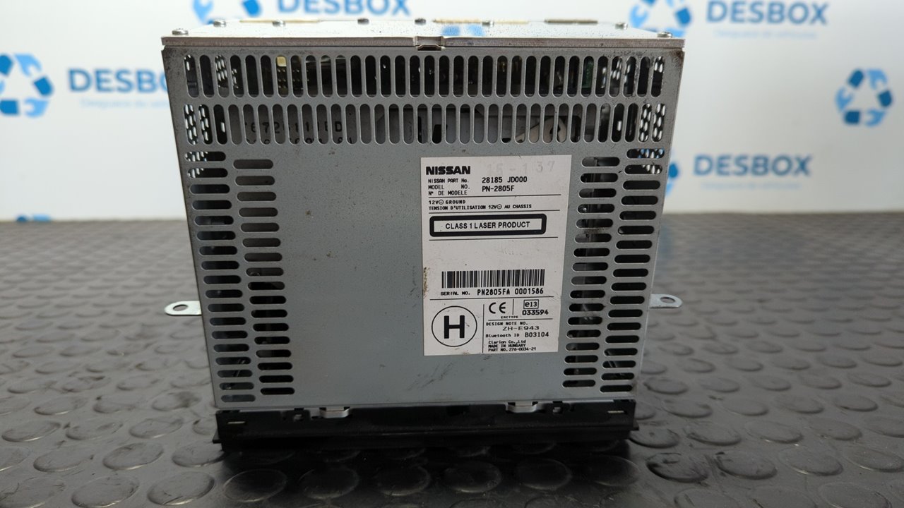 SISTEMA AUDIO / RADIO CD NISSAN QASHQAI (J10) - vista 3