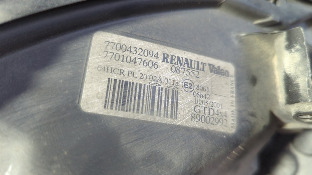 FARO IZQUIERDO RENAULT SCENIC RX4 (JA0) - vista 4