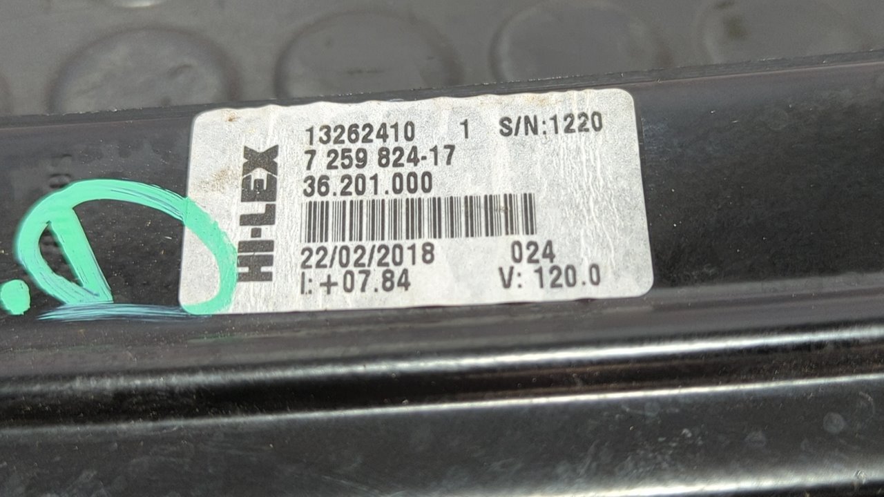 ELEVALUNAS DELANTERO DERECHO BMW SERIE 3 LIM. (F30) - vista 8