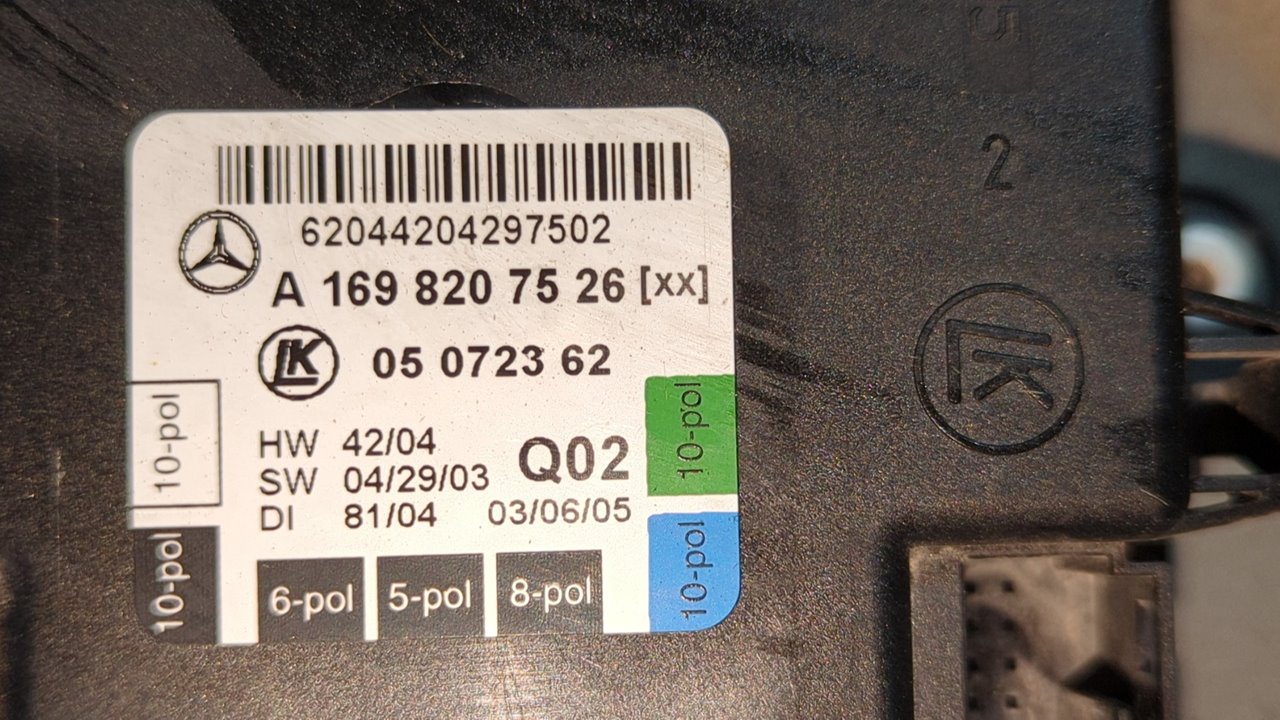 ELEVALUNAS TRASERO IZQUIERDO MERCEDES-BENZ CLASE A (W169) - vista 5