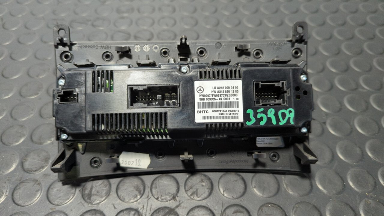 MANDO CLIMATIZADOR MERCEDES-BENZ CLASE E (W212) FAMILIAR - vista 3