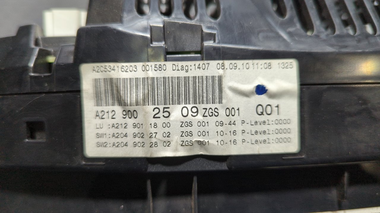 CUADRO INSTRUMENTOS MERCEDES-BENZ CLASE E (W212) FAMILIAR - vista 9