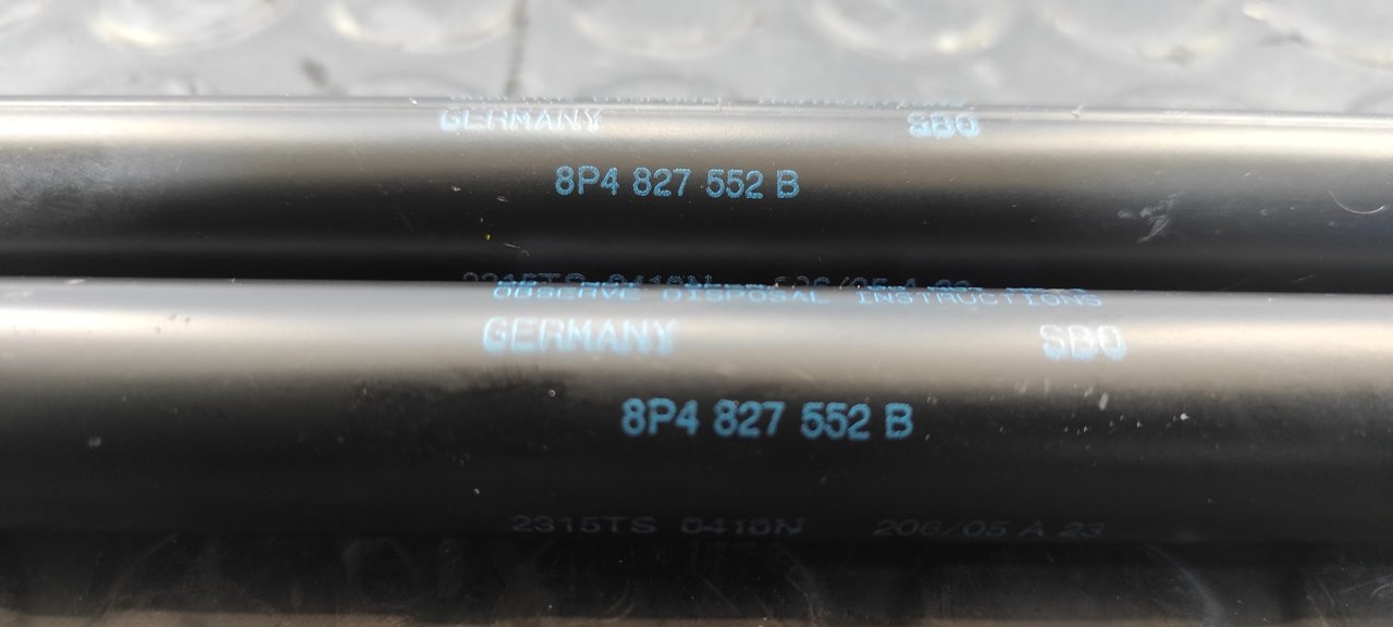 AMORTIGUADORES MALETERO / PORTON AUDI A3 SPORTBACK (8P) - vista 5