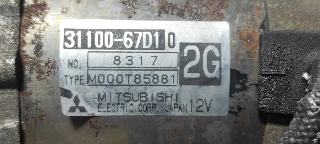 MOTOR ARRANQUE SUZUKI GRAND VITARA 5 PUERTAS SQ (FT) - vista 2