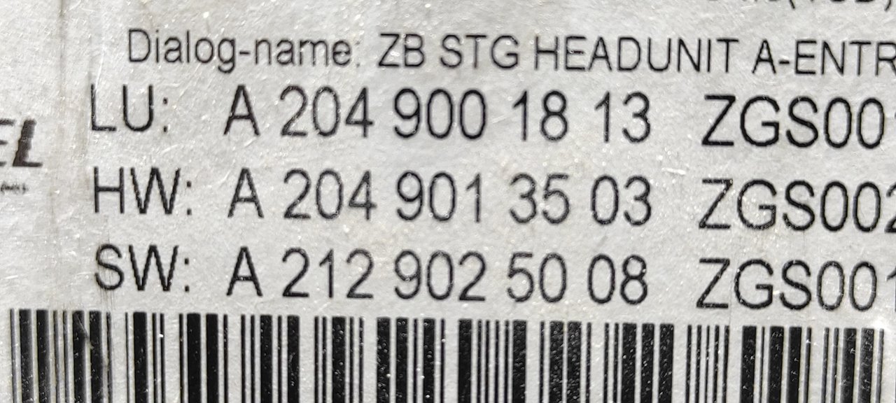 SISTEMA AUDIO / RADIO CD MERCEDES-BENZ CLASE C (W204) LIM. - vista 4
