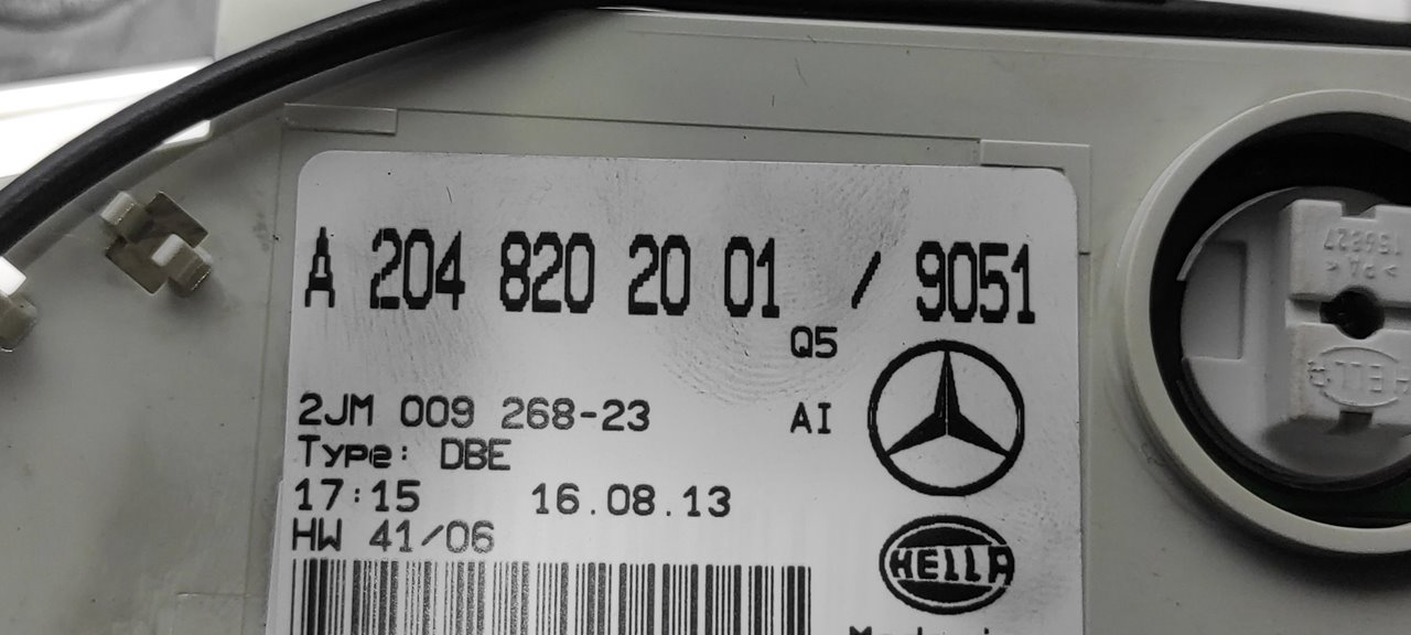 LUZ INTERIOR MERCEDES-BENZ CLASE C (W204) LIM. - vista 3