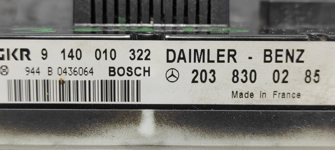 MANDO CALEFACCION / AIRE ACONDICIONADO MERCEDES-BENZ CLASE C (W203) BERLINA - vista 2