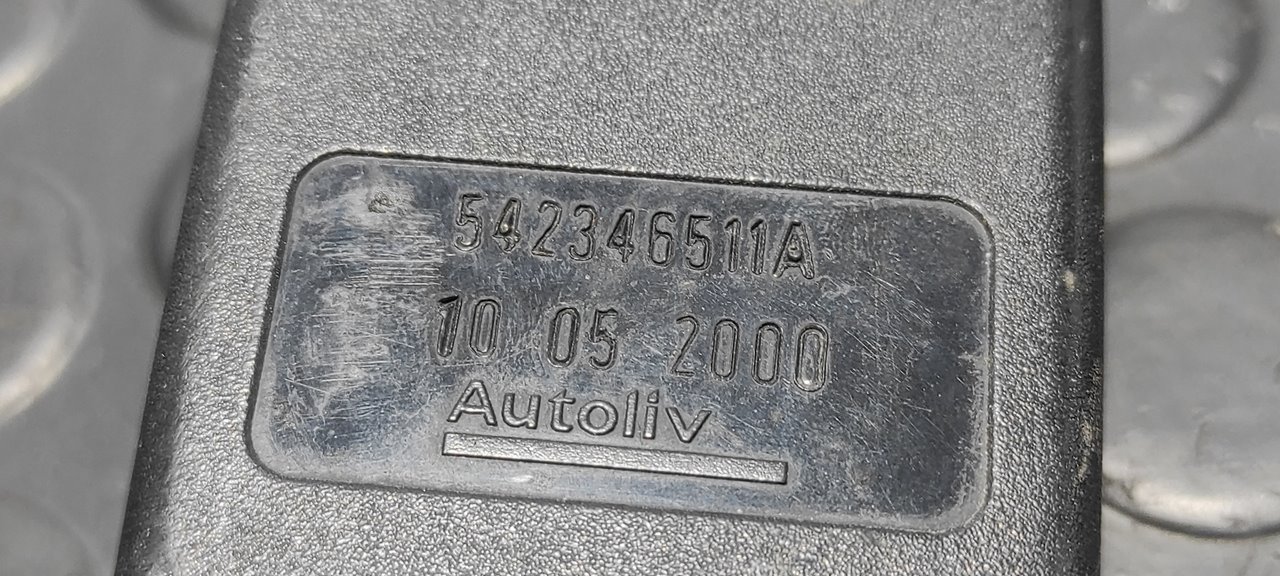 ENGANCHE CINTURON DELANTERO DERECHO PEUGEOT PARTNER (S1) - vista 5