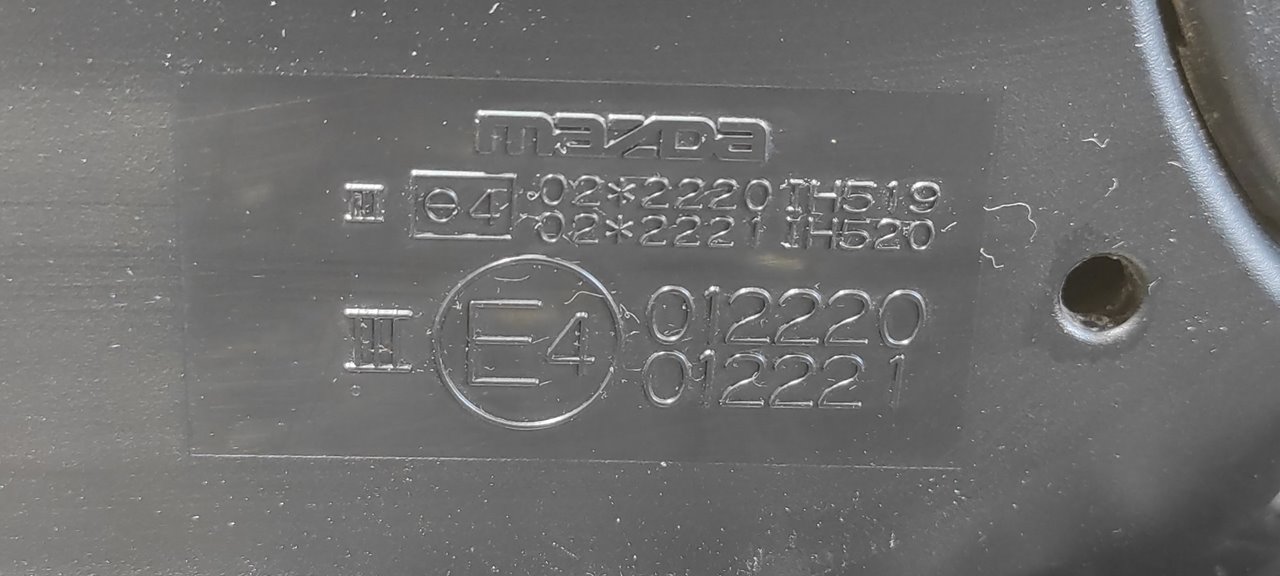 RETROVISOR DERECHO MAZDA 3 BERLINA (BK) - vista 6