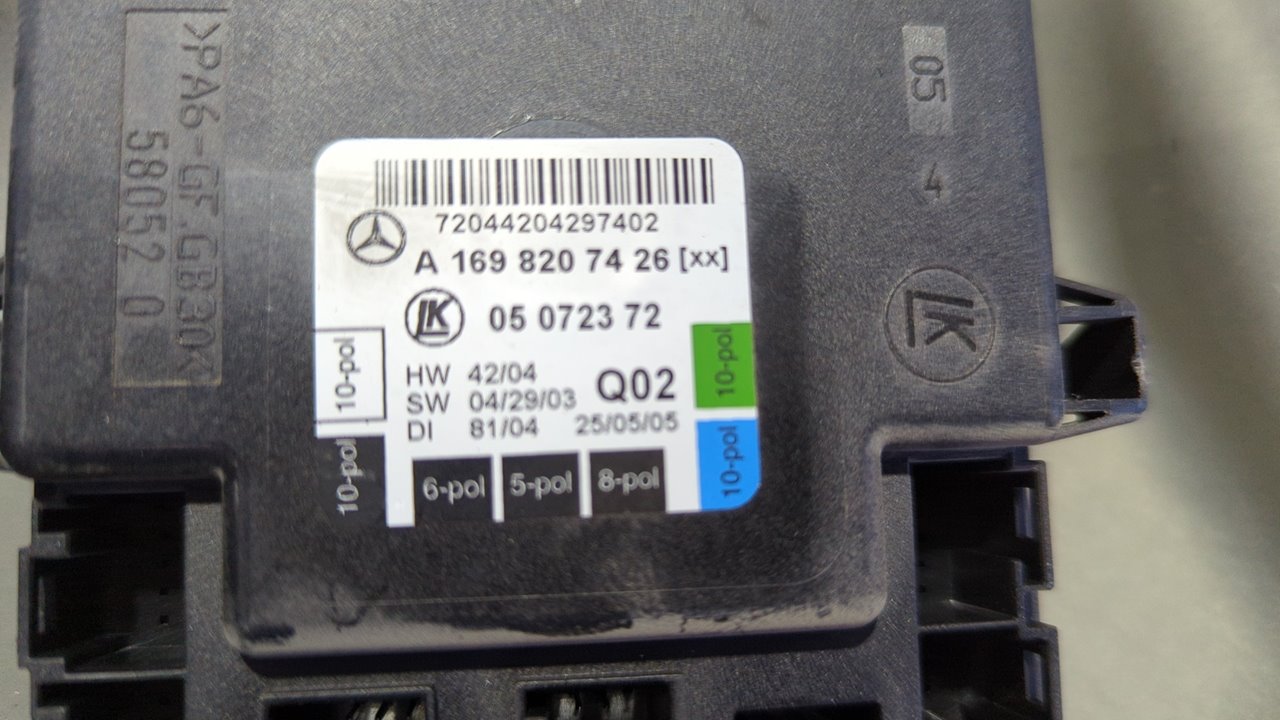 ELEVALUNAS TRASERO DERECHO MERCEDES-BENZ CLASE A (W169) - vista 4