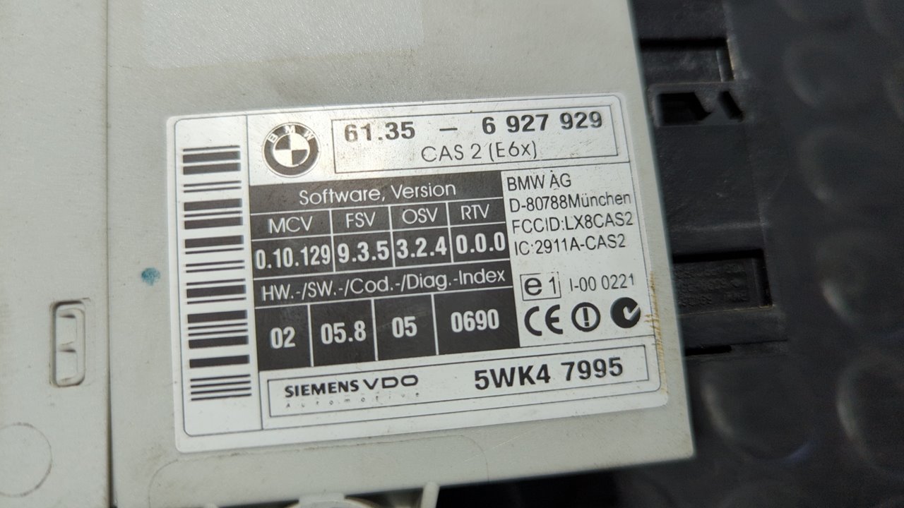 MODULO CONFORT BMW SERIE 5 BERLINA (E60) - vista 3