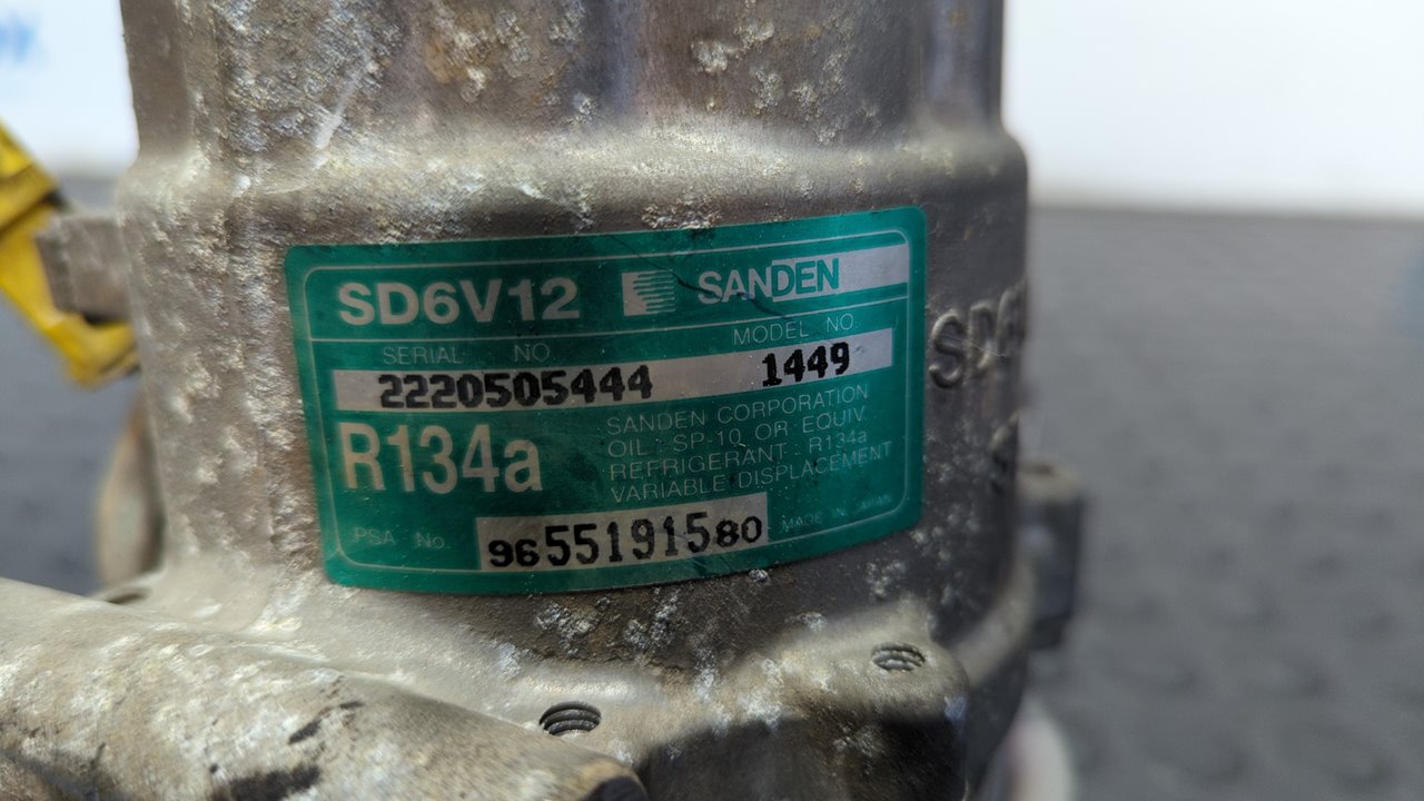 COMPRESOR AIRE ACONDICIONADO PEUGEOT 206 BERLINA - vista 7