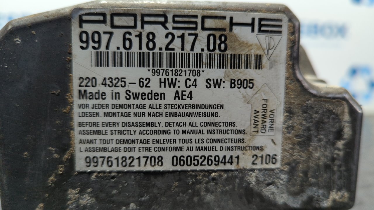 CENTRALITA AIRBAG PORSCHE BOXSTER (TIPO 987) - vista 4