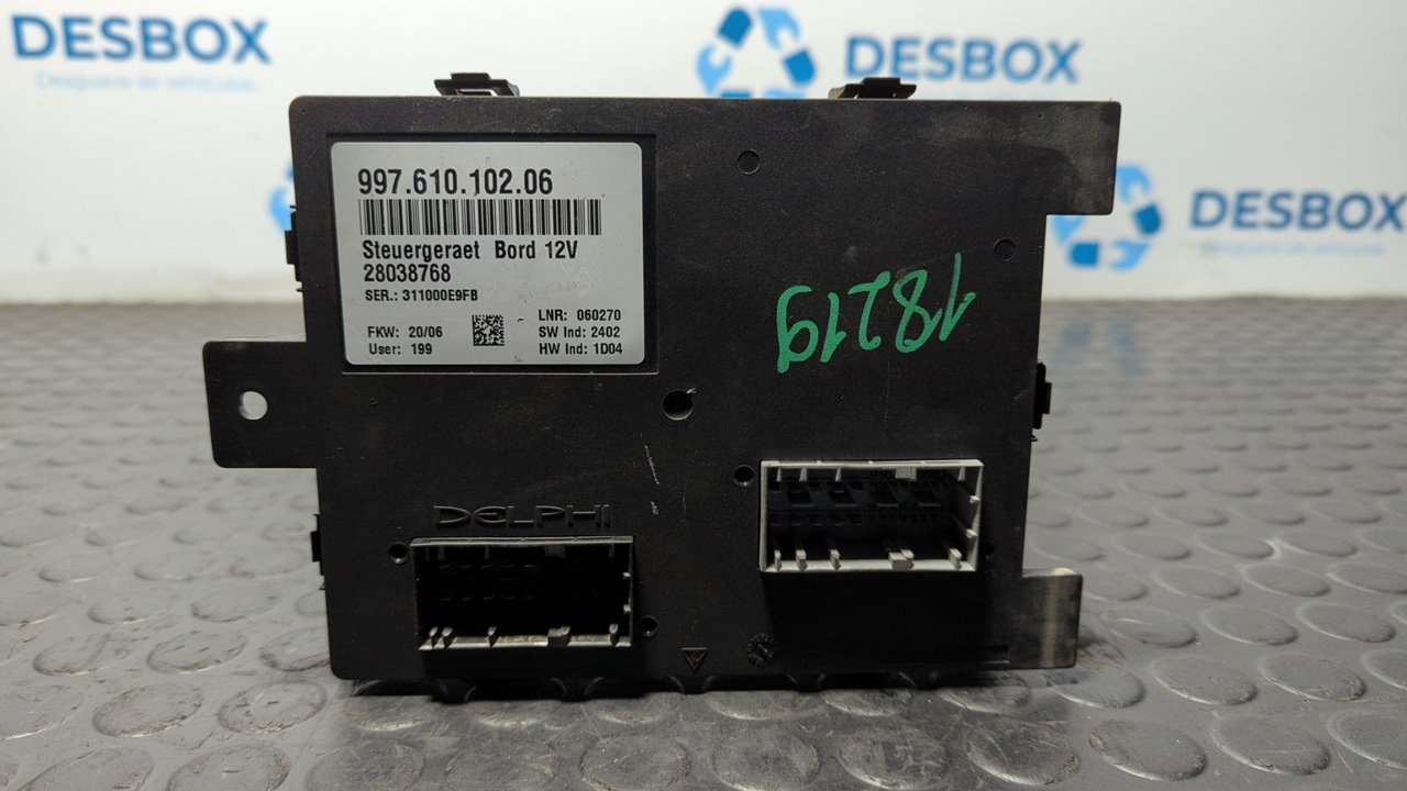 MODULO CONFORT PORSCHE BOXSTER (TIPO 987)