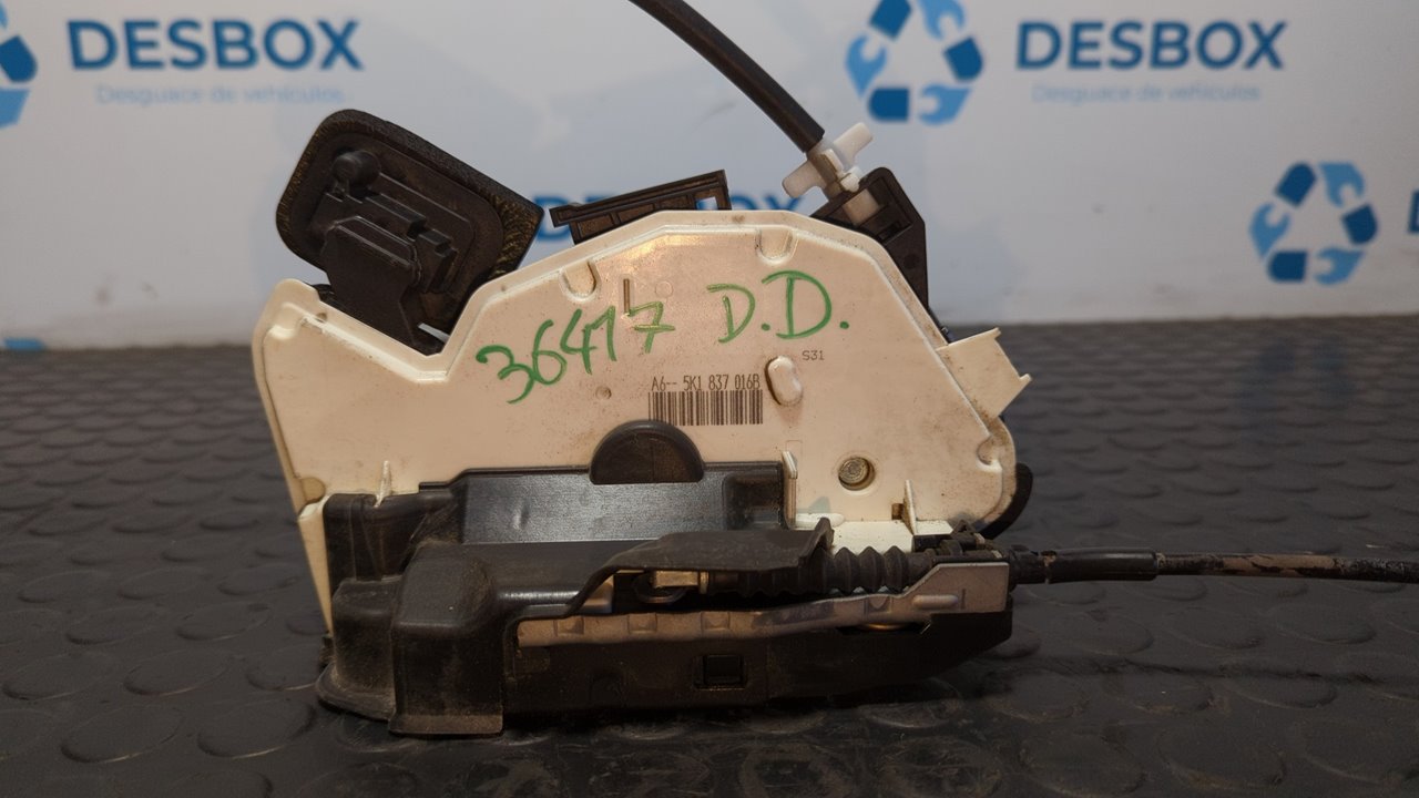 CERRADURA PUERTA DELANTERA DERECHA VOLKSWAGEN GOLF VI (5K1)