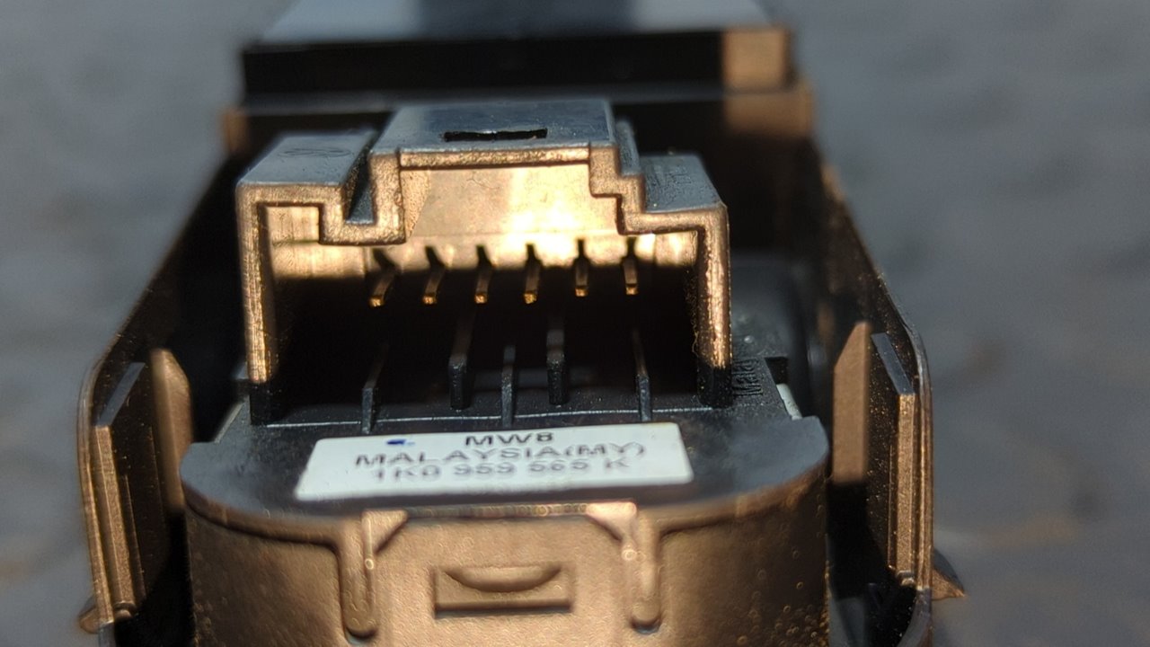 MANDO ELEVALUNAS DELANTERO IZQUIERDO VOLKSWAGEN GOLF VI (5K1) - vista 8