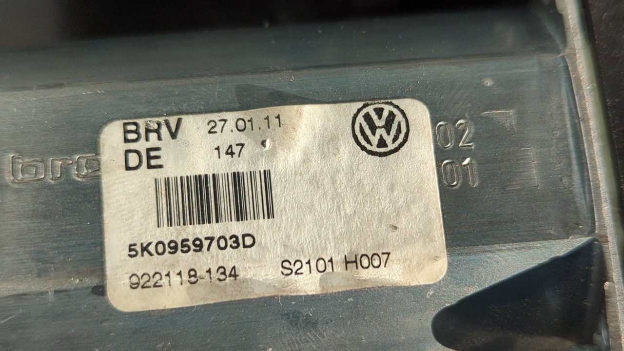 ELEVALUNAS TRASERO IZQUIERDO VOLKSWAGEN GOLF VI (5K1) - vista 6