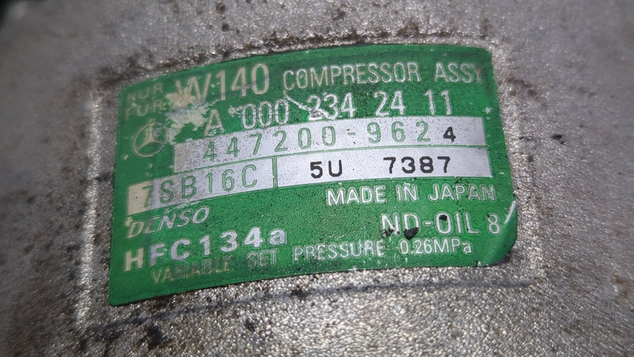 COMPRESOR AIRE ACONDICIONADO MERCEDES-BENZ VITO (W638) CAJA CERRADA - vista 5