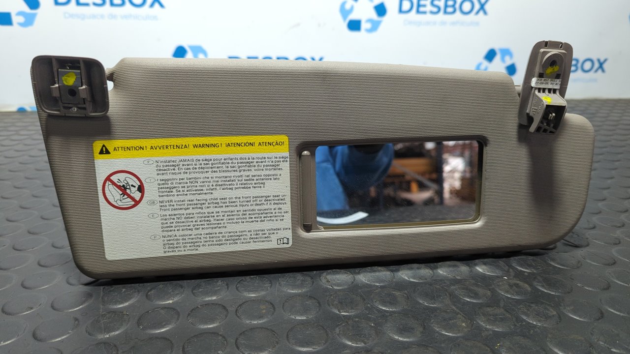 PARASOL DERECHO VOLKSWAGEN PASSAT BERLINA (3C2) - vista 5