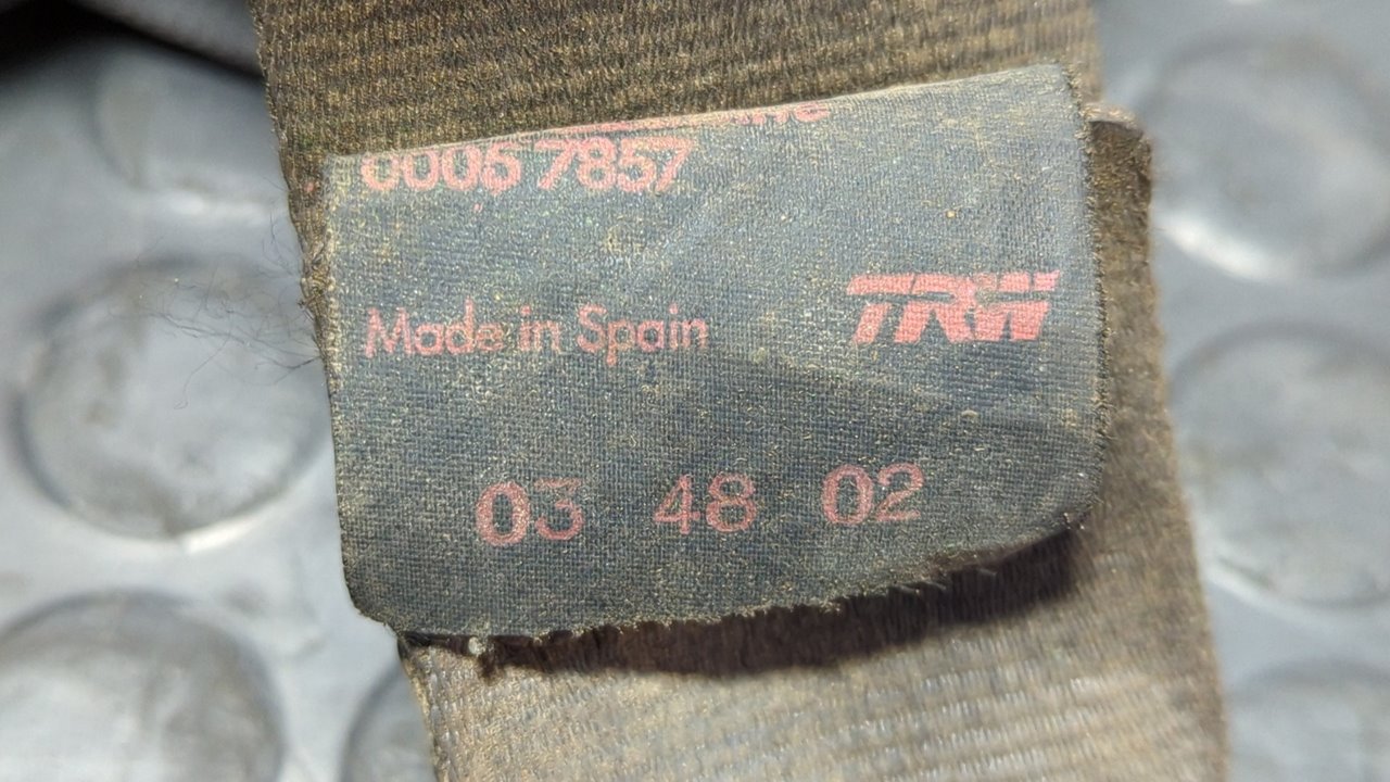 CINTURON TRASERO IZQUIERDO CITROEN BERLINGO - vista 4